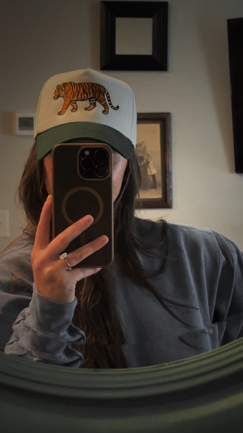 Big orange cat hat